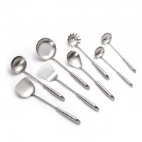 Factory Supplier 12 piece Stainless Steel 18/8 Matte Kitchen Tools Utensil Set