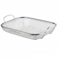 Stainless Steel Mesh BBQ Grill Roasting Pan