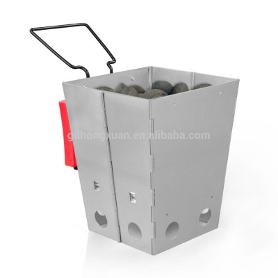 New Foldable Charcoal Chimney Fire Starter