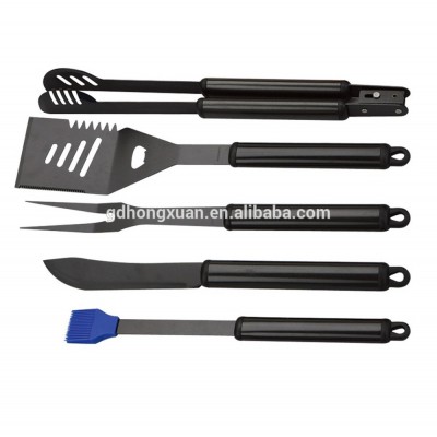 Non-stick coated stainless steel BBQ grill tool set multi-functional heavy duty strong barbecue utensil set