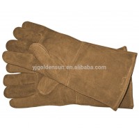 Heat Resistant Leather Fireplace Hearth Gloves